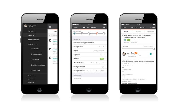 screenshot of BMC Helix ITSM